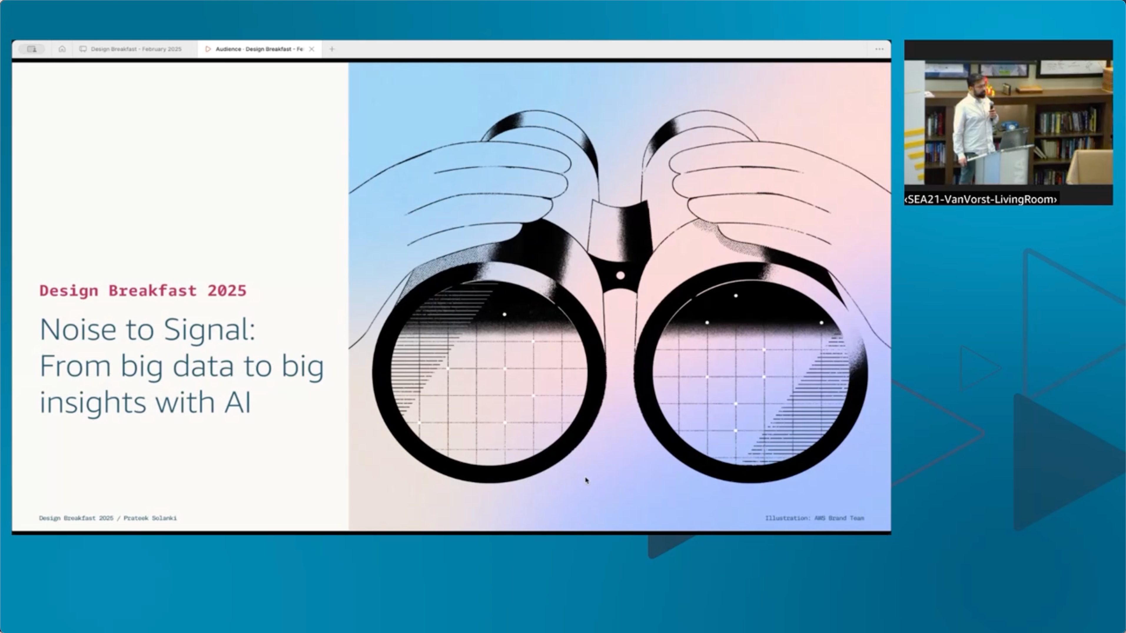 Lumina presentation slide showing the title of the project